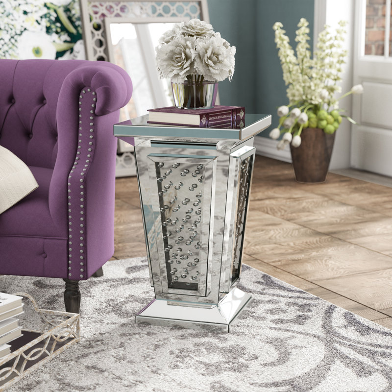 Rosdorf Park Latrell Crystal End Table & Reviews Wayfair